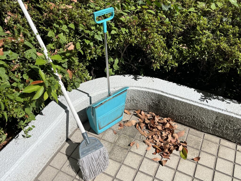 落ち葉トラブル