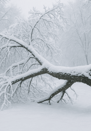 雪で木が倒れる!? 今すぐ確認すべき雪害