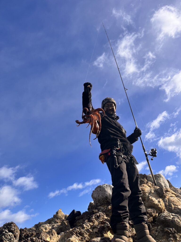 ２０２６年の初釣りはタコでした！！